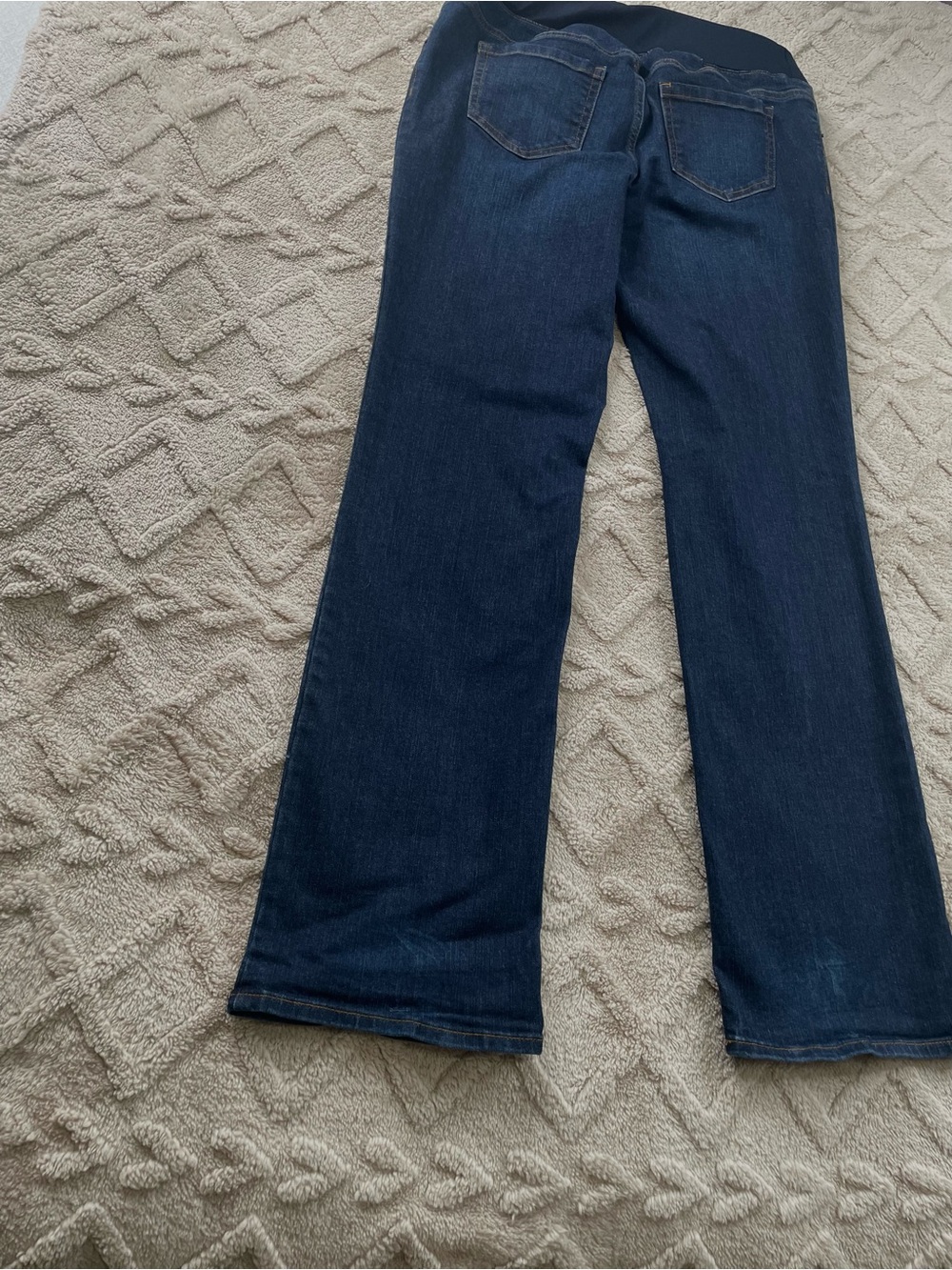 Liz Lange for Target Dark Blue Flare Maternity Jeans Sz 8 Casual - Picture 8 of 11